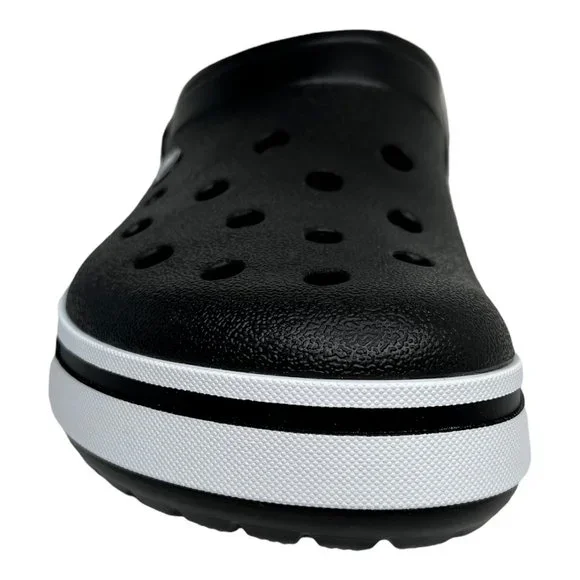 Crocs Crocband Mens Clog Size 8 Black Slip on Water Friendly Comfortable Sandals - Picture 14 of 15
